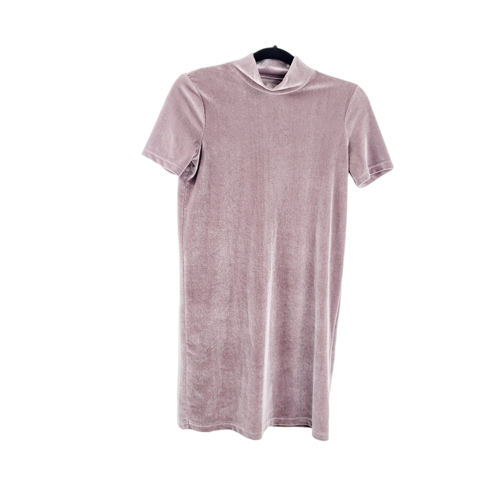 Madewell velvet mock turtleneck mini dress size xxs - Picture 2 of 5